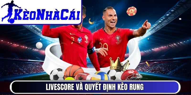 Livescore và quyết định kèo rung